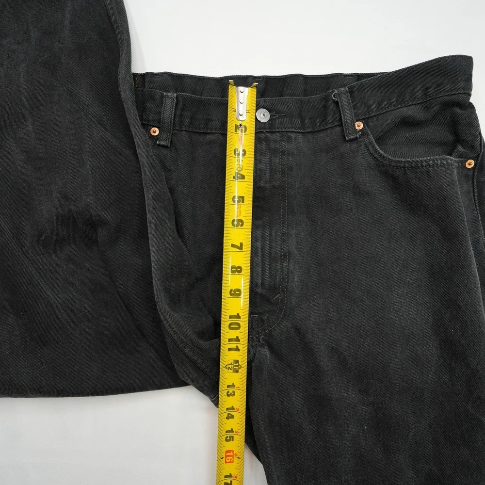 Levis 550‎ Black Jeans Men's 42x30 (40X29) Denim Relaxed Fit Casual Pants Baggy